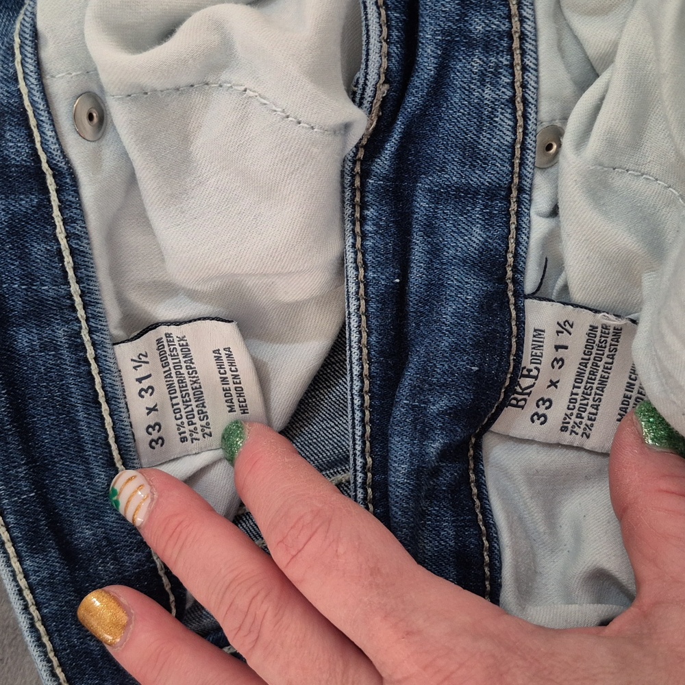 BKE Women's Light Blue Denim Jeans Bundle - Picture 3 of 5